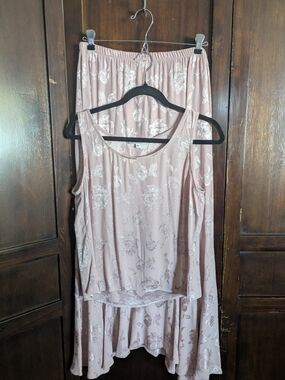 Pink Floral 2 Piece Set